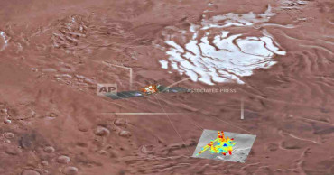 Liquid bodies found under south pole of Mars