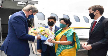 Kerry in Dhaka to convey Biden's commitment to environment