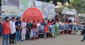 Rally held in Dhaka in solidarity with protesters in Iran