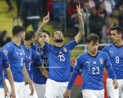 Italy leaves it late to earn 1st competitive win in a year