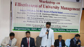 Workshop on university management held at IU
