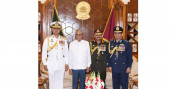 Chiefs of three services call on President Hamid