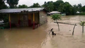 Rain inundates low-lying areas in Rangamati 