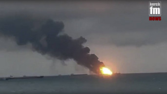 Russia: 14 sailors killed when ships catch fire in Black Sea