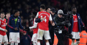 Arsenal beats Man United 2-0 for first win under Arteta