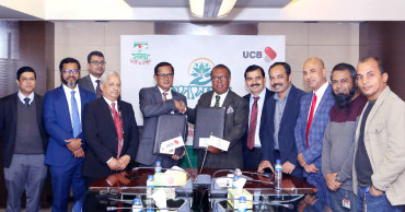 UCB signs agreement with Hridoye  Mati o Manush of Channel i