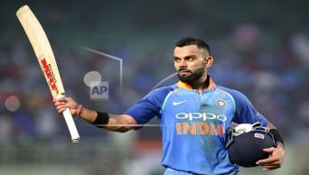 Kohli reaches 10,000 runs; India, West Indies tie 2nd ODI