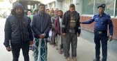 Sixteen Jamaat-Shibir men held in Chapainawabganj