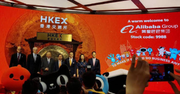 Alibaba makes strong debut in Hong Kong market