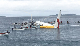 4 remain in hospital after Pacific lagoon plane crash