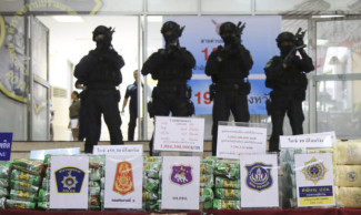 Thai police seize over a ton of crystal meth in raids
