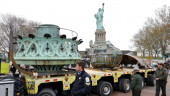 Statue of Liberty's original torch moved to museum site