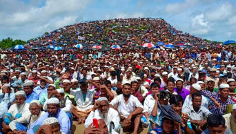 Rohingyas stage big rally, air anger seeking global pressure on Myanmar