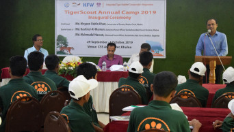 Tiger Scout Annual Camp-2019 kicks off in Khulna