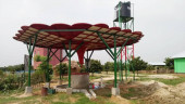 Solar-powered dug wells bring hope of water in drought-prone Naogaon