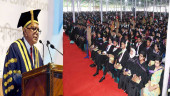 Engage yourselves in nation-building works, President urges graduates 