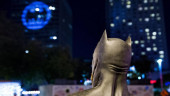 Holy anniversary! Displays of bat signal fete Batman at 80