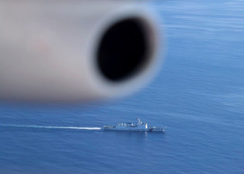 Australian navy pilots struck by lasers in South China Sea
