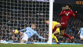 Man City inflicts Liverpool's first loss of EPL season