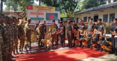 Indian Army gives 10 bomb-sniffing dogs to Bangladesh