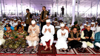 President offers Eid prayers