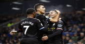 Man City finds stride in 4-1 victory vs Burnley; Palace wins