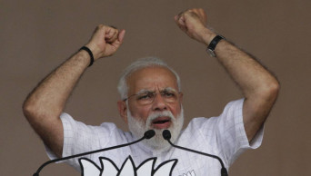 Indian PM Modi files nomination for parliamentary polls
