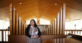 Salvadoran woman marks 1 year in sanctuary near White House