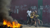 Protesters stone home of Haiti president, clash with police