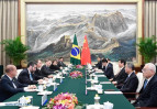 Chinese top legislator meets Brazilian president