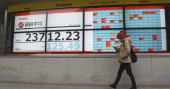 Asian shares lower with eyes on NKorea, China-US trade deal
