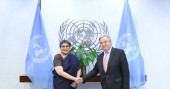UN chief lauds Hasina's leadership