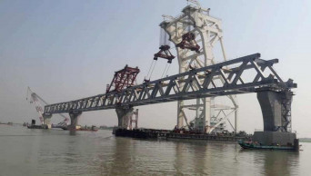 Padma Bridge’s 13th span installed 