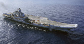 Fire on Russia's only aircraft carrier injures 2