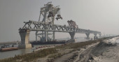 19th span of Padma Bridge installed