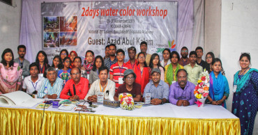 2-day painting workshop, exhibition end in city
