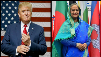 Hasina exchanges pleasantries with Trump in NY