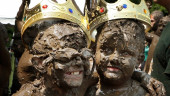 Mudded majesty: Kids made merry amid Detroit-area park's mud