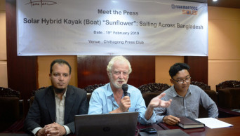 ‘Sunflower’, a hybrid solar-powered boat to be launched in Bangladesh