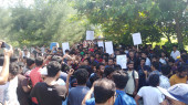 BSMRSTU students’ protest continues