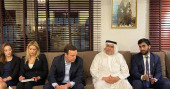 US senator visits home of imprisoned Bahrain rights activist