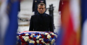 Macron marks Remembrance Day, 101 years since end of WWI