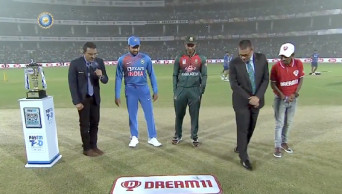 Bangladesh bowl first against India in T20 series opener