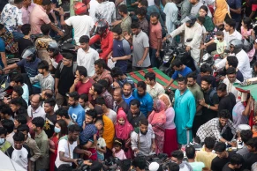 Eid-ul-Fitr festivities in the capital's New Market