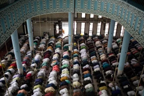 Congregations of Eid-ul-Fitr held at Baitul Mukarram National Mosque
